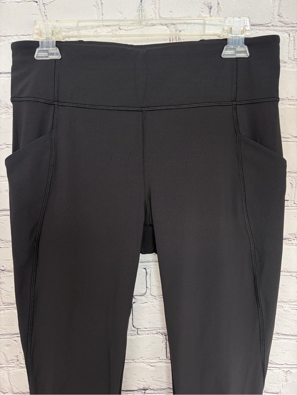 Lululemon Time To Sweat Crop *23” Black Sz 10 - Picture 7 of 16